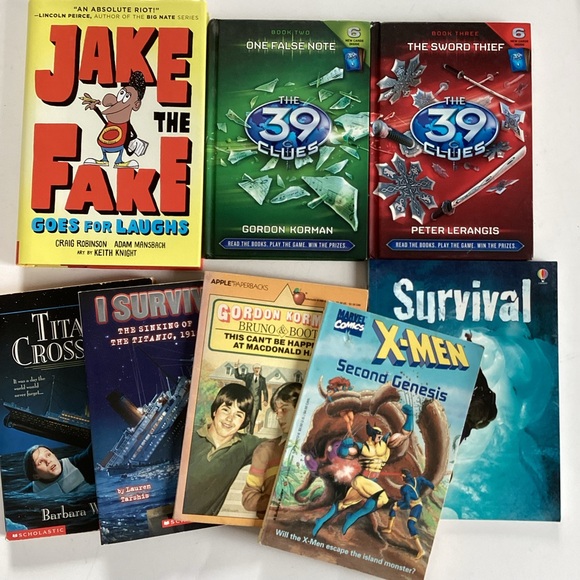 8 pre-teen chapter books for boys - Picture 1 of 5